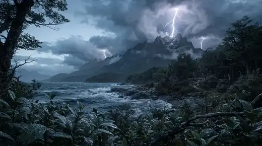 Paisaje que evoca el Mamihlapinatapai