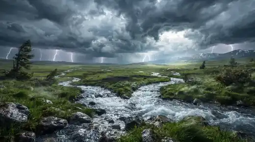 Paisaje que evoca la Ansiedad